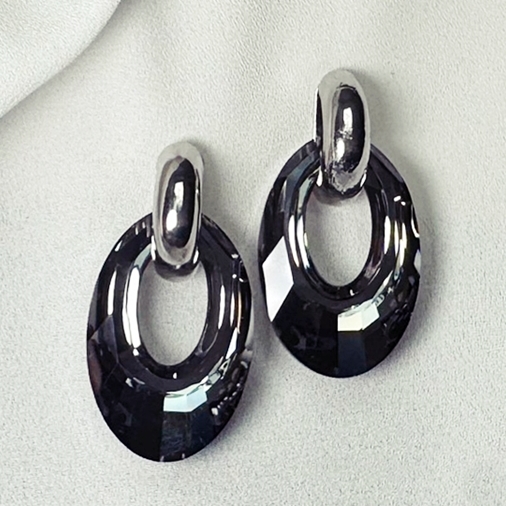 6040 Helios Swarovski 30mm Earrings